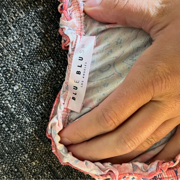 Blue Blush Romper. Size Small. - Picture 3 of 3